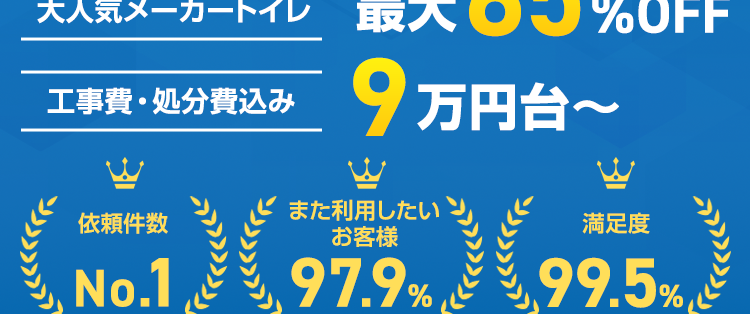 くらし安心クラシアンの
トイレリフォーム